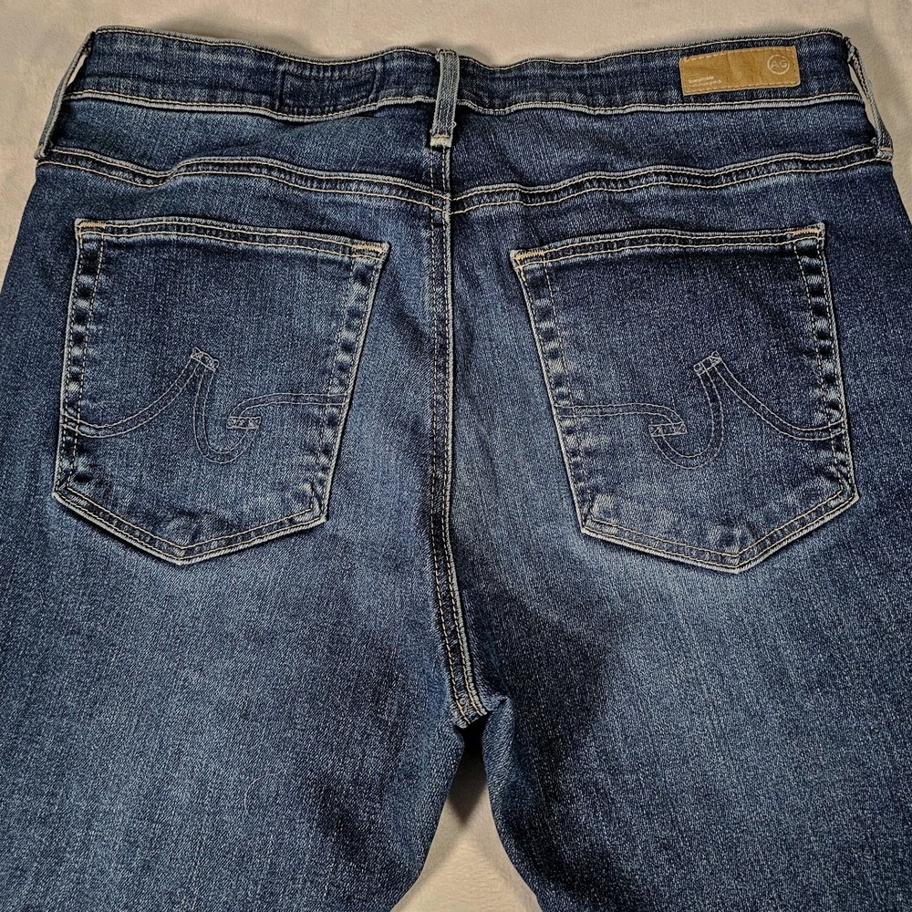 Adriano Goldschmied Farrah Ankle Skinny Jeans Womens Size 31R Mid Rise Dark Wash - Picture 11 of 14